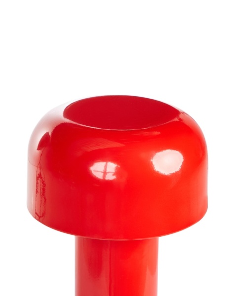 Beliani Bezprzewodowa lampa stołowa LED BESOS czerwona, metalowa, ze ściemniaczem Beliani Bezprzewodowa lampa stołowa LED BESOS czerwona, metalowa, ze ściemniaczem