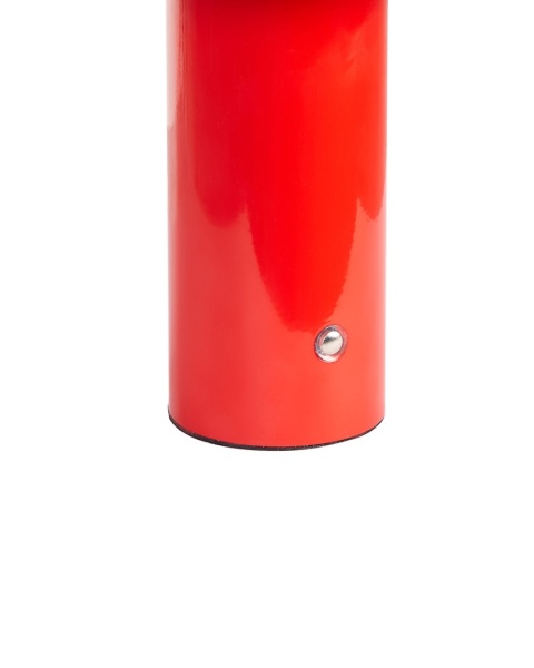 Beliani Bezprzewodowa lampa stołowa LED BESOS czerwona, metalowa, ze ściemniaczem Beliani Bezprzewodowa lampa stołowa LED BESOS czerwona, metalowa, ze ściemniaczem