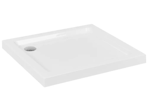 Beliani Brodzik prysznicowy AMPAY 90x90x7 cm biały