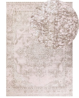Beliani Dywan bawełniany różowy 160 x 230 cm MATARIM