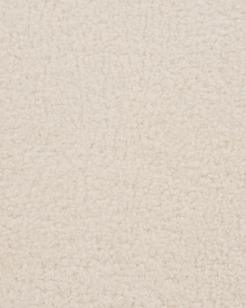 Beliani Krzesło LUANA boucle białe do jadalni