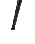 Beliani Krzesło barowe obrotowe ekoskóra biały NATHAN 99 cm