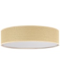 Beliani Lampa sufitowa MAGNO – naturalna pleciona 60 cm