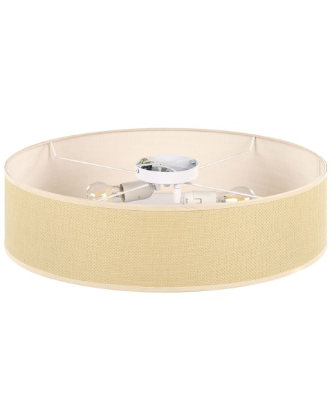 Beliani Lampa sufitowa MAGNO – naturalna pleciona 60 cm Beliani Lampa sufitowa MAGNO – naturalna pleciona 60 cm