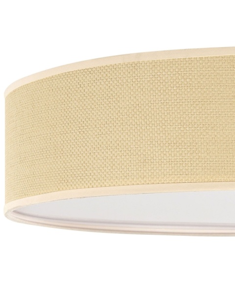 Beliani Lampa sufitowa MAGNO – naturalna pleciona 60 cm Beliani Lampa sufitowa MAGNO – naturalna pleciona 60 cm