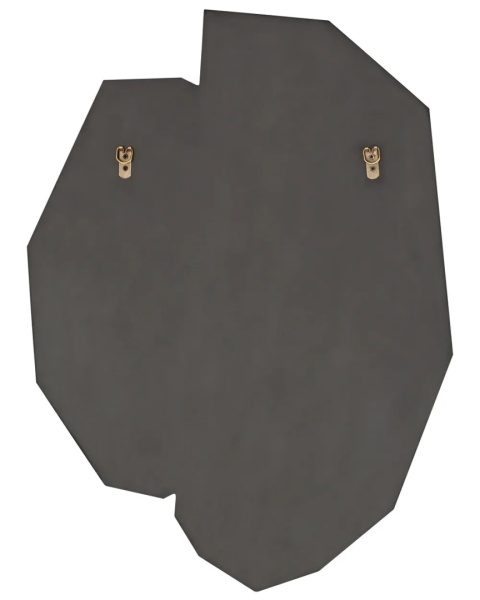 Beliani Lustro ścienne TROYON 62x80 cm Różowe złoto nowoczesne