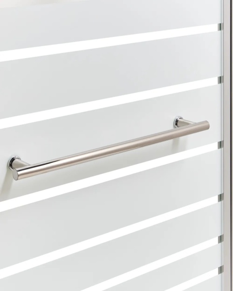 Beliani Parawan nawannowy TUAPI 140 × 100 cm srebrny z hartowanego szkła – 1 sztuka