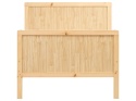 Beliani Rozsuwane łóżko dziecięce MONTIGNY 90×200 cm drewno sosnowe jasnobrązowe