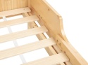 Beliani Rozsuwane łóżko dziecięce MONTIGNY 90×200 cm drewno sosnowe jasnobrązowe