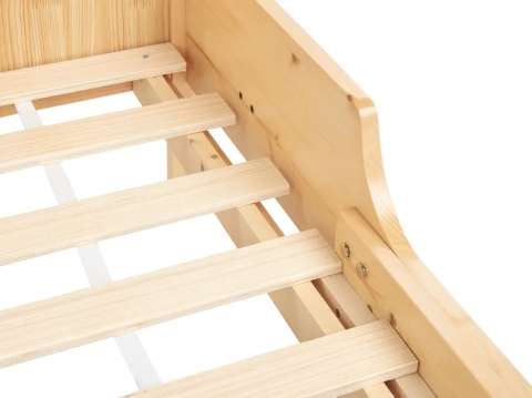 Beliani Rozsuwane łóżko dziecięce MONTIGNY 90×200 cm drewno sosnowe jasnobrązowe