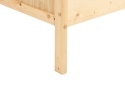 Beliani Rozsuwane łóżko dziecięce MONTIGNY 90×200 cm drewno sosnowe jasnobrązowe