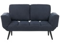 Beliani Sofa rozkładana ciemnoniebieska BREKKE