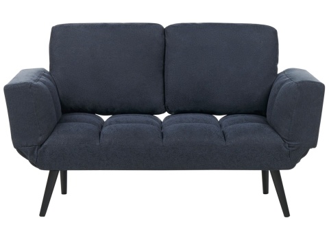 Beliani Sofa rozkładana ciemnoniebieska BREKKE Beliani Sofa rozkładana ciemnoniebieska BREKKE