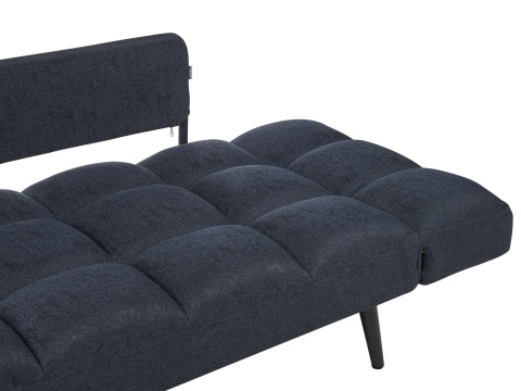 Beliani Sofa rozkładana ciemnoniebieska BREKKE Beliani Sofa rozkładana ciemnoniebieska BREKKE