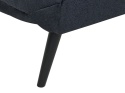 Beliani Sofa rozkładana ciemnoniebieska BREKKE