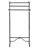 Beliani Stojak na ręczniki CHILLAN 90 cm Metal Czarny