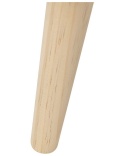 Beliani Szafka nocna ALMO z rattanowym frontem – jasne drewno, 38x30x56 cm