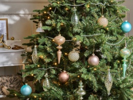 Beliani Zestaw 35 bombek FROSTING – szklane, kolorowe, ręcznie malowane