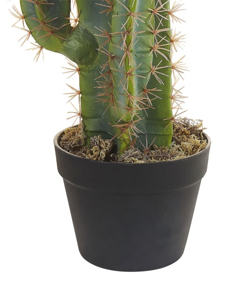 Beliani Sztuczna roślina doniczkowa CACTUS – kaktus 78 cm w doniczce Beliani Sztuczna roślina doniczkowa CACTUS – kaktus 78 cm w doniczce