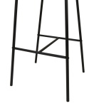Hoker Barowy Beliani KIANA, Ciemnozielona Tkanina, Nowoczesny Design