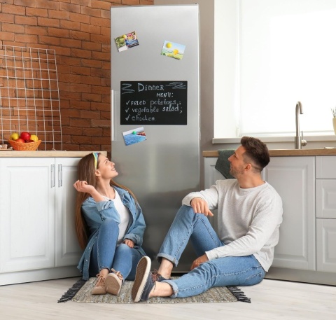 Dywan Chodnik Relaxdays 60x110 cm, Skóra i Bawełna, Szary Patchwork