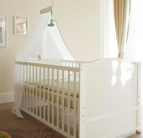 Kompletne Łóżeczko Dziecięce roba 70x140 cm "Woodland Buddies" z Wyposażeniem (Zestaw 5w1)