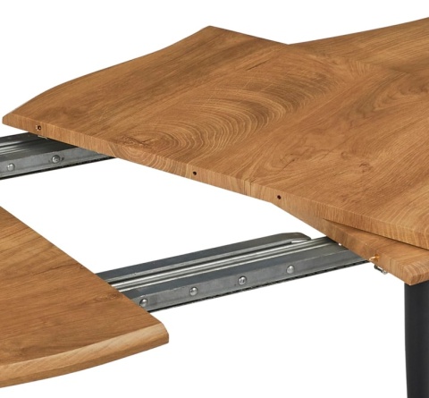Stół Rozkładany HOME DECO FACTORY 120-160 cm – Efekt Dębu, Nowoczesny