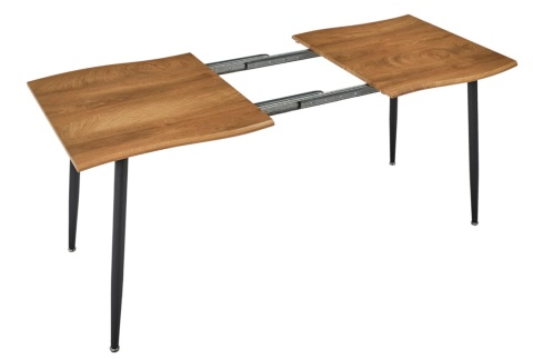 Stół Rozkładany HOME DECO FACTORY 120-160 cm – Efekt Dębu, Nowoczesny