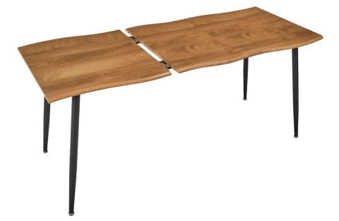 Stół Rozkładany HOME DECO FACTORY 120-160 cm – Efekt Dębu, Nowoczesny