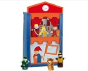 Teatrzyk Kukiełkowy dla Dzieci ROBA z 6 Pacynkami – Drewniany Stelaż