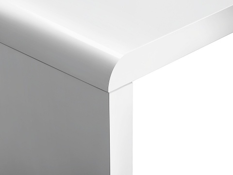 Stolik Kawowy Beliani MILWAUKEE 120x60 cm, Biały Wysoki Połysk Stolik Kawowy Beliani MILWAUKEE 120x60 cm, Biały Wysoki Połysk