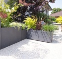 Wysoka Donica Ogrodowa EDA Volcania UP 98cm – Kamienny Szary (Pebble Grey)