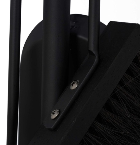 Zestaw Kominkowy 4-częściowy Relaxdays, Czarny Stalowy, Nowoczesny