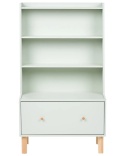 Beliani QUILPIE Regał na książki 3 półki 120 cm Jasnozielony