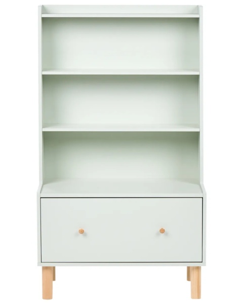 Beliani QUILPIE Regał na książki 3 półki 120 cm Jasnozielony