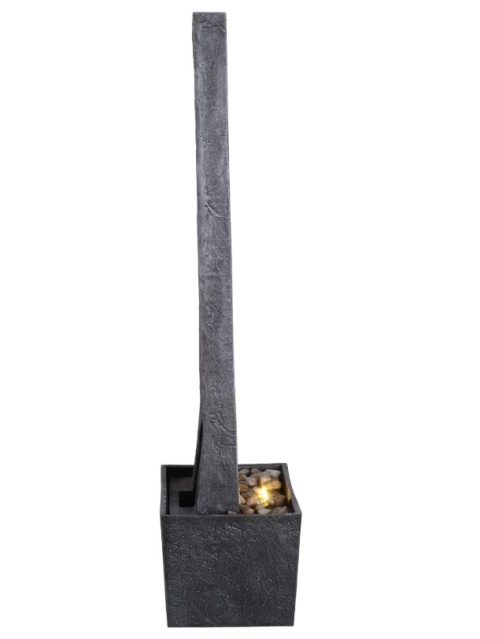 Fontanna Ogrodowa Teamson Home 98cm Efekt Łupka – Szara [OUTLET - Do naprawy]