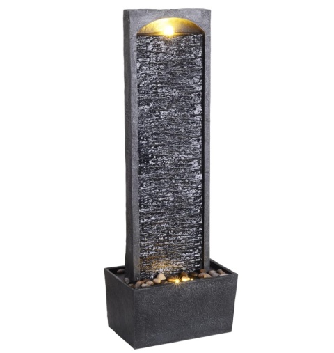 Fontanna Ogrodowa Teamson Home 98cm Efekt Łupka – Szara [OUTLET - Do naprawy]