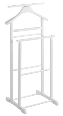 HAKU Möbel Parter, Lite Drewno, Biały, 47 x 36 x 102 cm