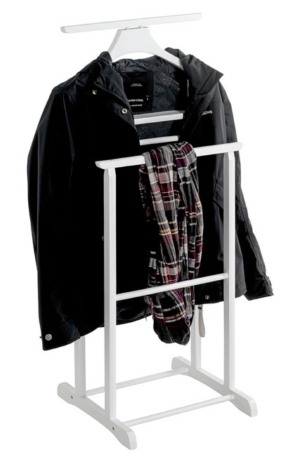 HAKU Möbel Parter, Lite Drewno, Biały, 47 x 36 x 102 cm