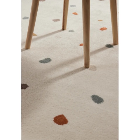 Hanse Home dywan dziecięcy Funny Dots 160x235 cm, kremowy, polipropylen, krótki włos