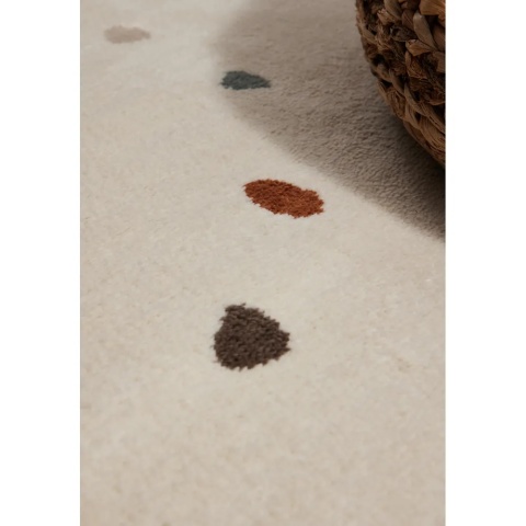 Hanse Home dywan dziecięcy Funny Dots 160x235 cm, kremowy, polipropylen, krótki włos