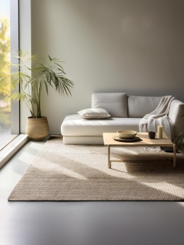 Hanse Home dywan jute 160x230 cm, 100% juta, ręcznie tkany, naturalny, boho, szaro-brązowy