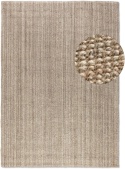 Hanse Home dywan jute 160x230 cm, 100% juta, ręcznie tkany, naturalny, boho, szaro-brązowy