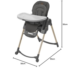 Krzesełko do Karmienia Maxi-Cosi Minla 6w1 – Od Urodzenia do 14 Lat (60 kg), Beyond Graphite