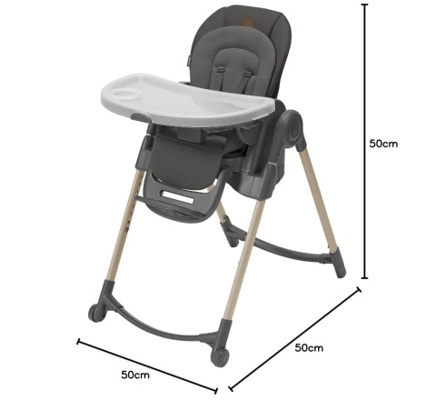 Krzesełko do Karmienia Maxi-Cosi Minla 6w1 – Od Urodzenia do 14 Lat (60 kg), Beyond Graphite