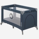 Lionelo Stefi Blue Grey — Łóżeczko turystyczne 2w1 z funkcją kojca