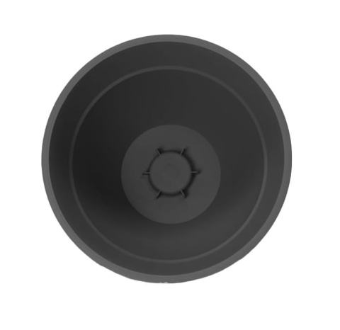 Donica Ogrodowa XXL EDA Osaka Ø 74 cm – 165L, Antracyt, System Nawadniania