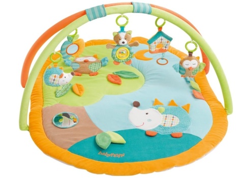 Mata Edukacyjna Fehn 3D Sleeping Forest 80x105 cm – Jeż, Lis i Sowa