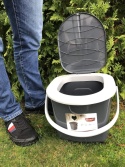 Toaleta Turystyczna BranQ 15,5L Antracyt – Przenośna, Ekologiczna (Z Recyklingu)