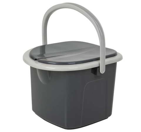 Toaleta Turystyczna BranQ 15,5L Antracyt – Przenośna, Ekologiczna (Z Recyklingu)